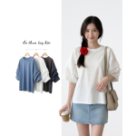 Áo Thun Nữ Tay Bèo Form Suông Nhẹ Nhàng Nữ Tính Dễ Phối Free Size ARI.TO.ZOU