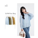 Áo Sơ Mi Nữ Tay Dài Form Rộng Nhẹ Nhàng Thanh Lịch Dễ Phối Free Size ARI.TO.ZOU