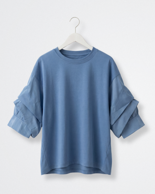 Áo Thun Nữ Tay Bèo Form Suông Nhẹ Nhàng Nữ Tính Dễ Phối Free Size ARI.TO.ZOU