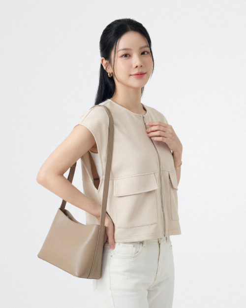 Áo Gile Nữ Khóa Kéo Dáng Suông Túi Hộp Thanh Lịch Free Size ARI.TO.ZOU