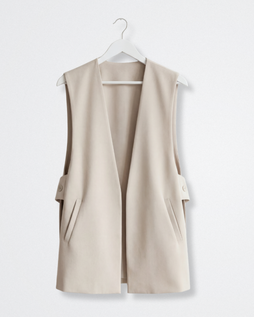 Áo Khoác Gile Vest Nữ ARI.TO.ZOU Sát Nách Thời Trang Công Sở Hiện Đại Free Size